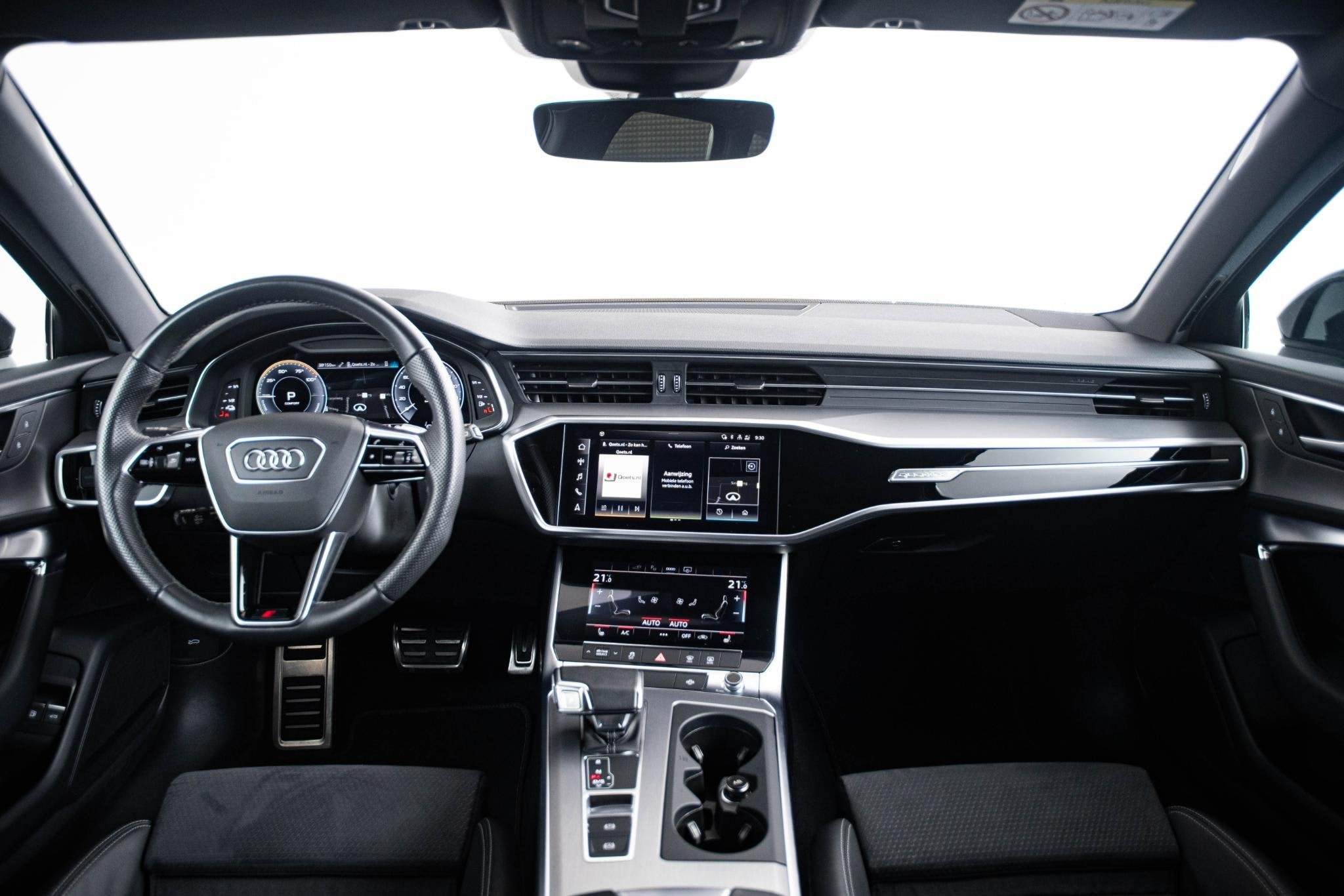 Audi A6 Avant 55 TFSI e quattro S Line - Privacy glas - Spor, Automaat, Gebruikt, 4 cilinders, Leder en Stof
