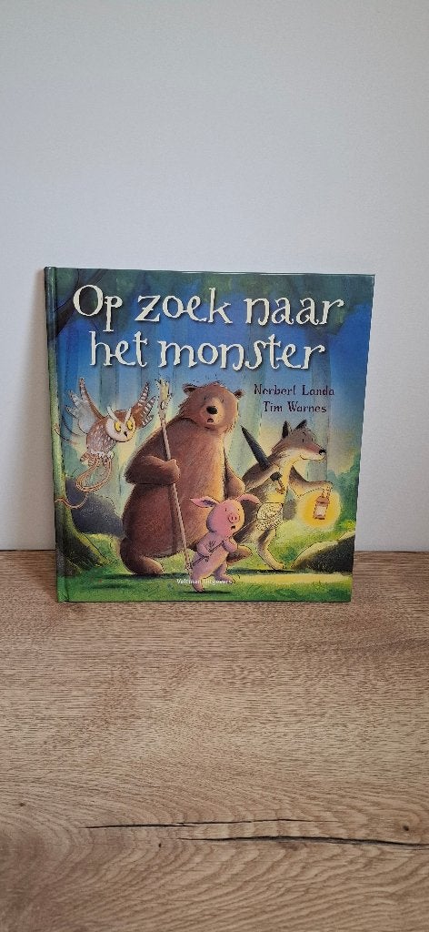 Prentenboek: Op zoek naar het monster Norbert Landa, Fictie algemeen, Zo goed als nieuw, Norbert Landa, Ophalen of Verzenden