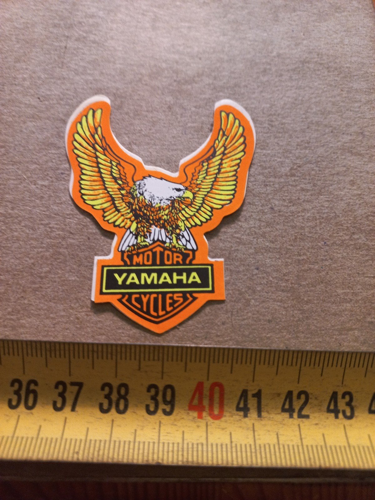 Vintage Yamaha Motor Cycles Adelaar Sticker, Ophalen of Verzenden