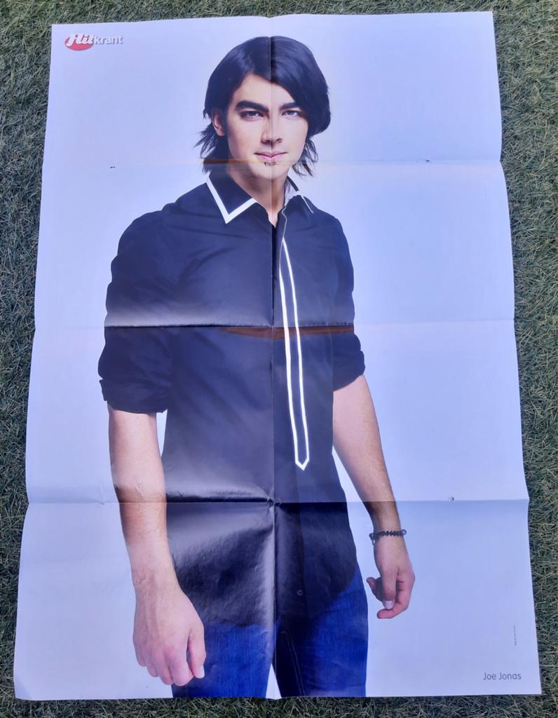 Grote Poster Hitkrant 2008 Joe Jonas / Confessions of a, Ophalen of Verzenden, Gebruikt, A1 t/m A3, Muziek