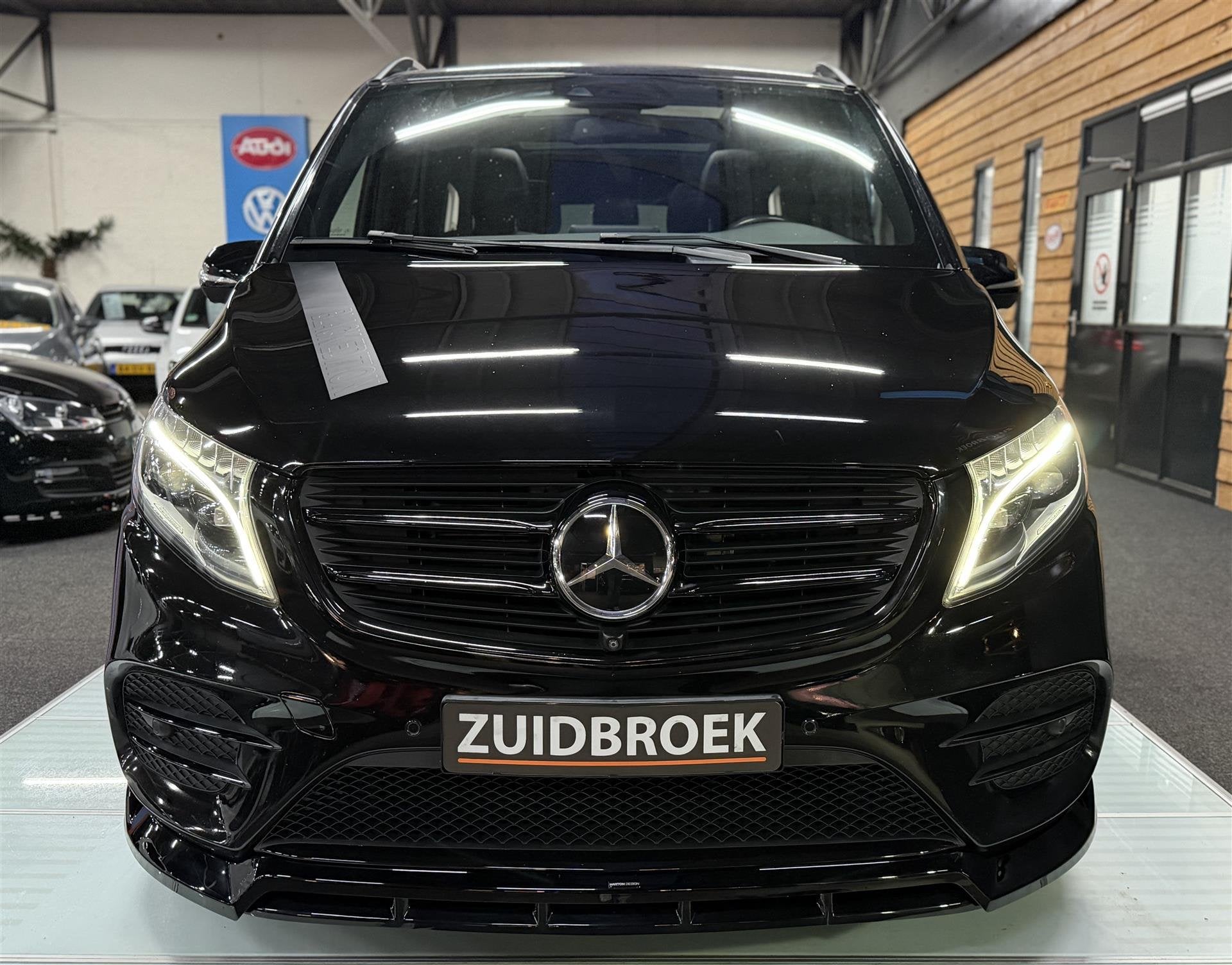 Mercedes-Benz V-Klasse AMG 7-pers! Vol optie! Leer! Avantgar, Auto's, Mercedes-Benz, Automaat, Gebruikt, 7 stoelen, Zwart