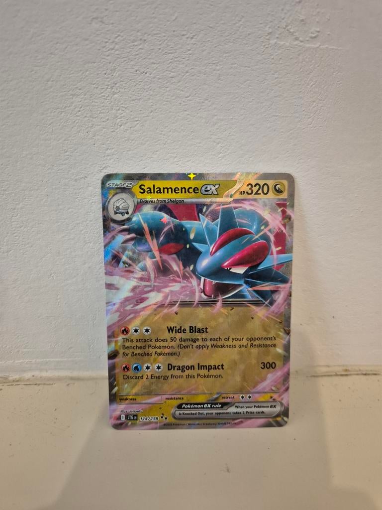 Salamence EX | 114/159 |, Ophalen of Verzenden, Zo goed als nieuw