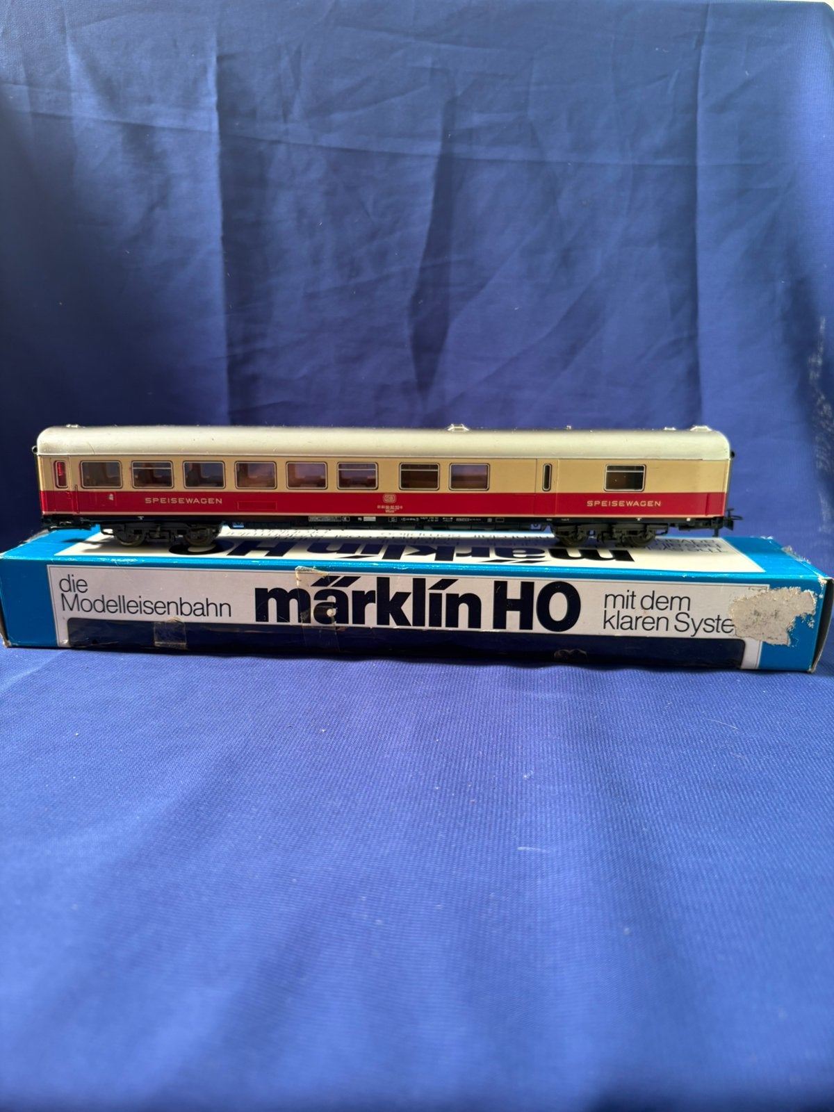 Märklin H0 4099 DB Speisewagen - met originele doos, Hobby en Vrije tijd, Wisselstroom, Gebruikt, Wagon, Ophalen of Verzenden
