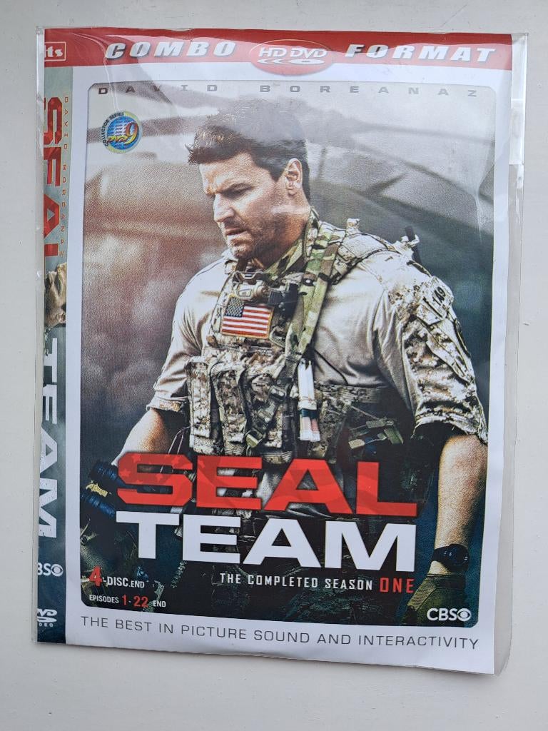 SEAL Team Seizoen 1 HD DVD 4 Discs Widescreen ZoGoedAlsNieuw, Cd's en Dvd's, Dvd's | Actie, Vanaf 12 jaar, Ophalen of Verzenden