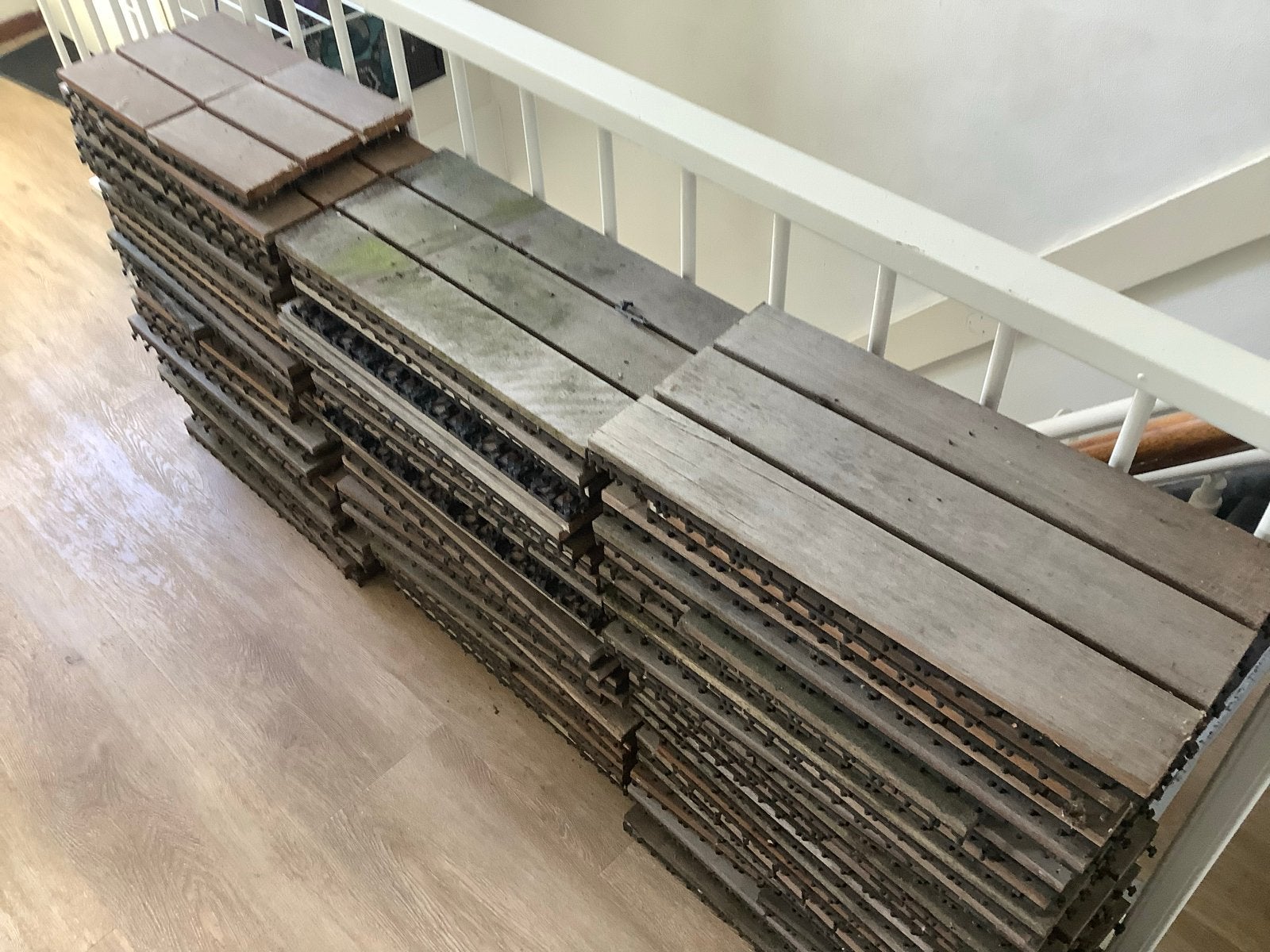 IKEA Vloertegels voor buiten - Houten terrastegels, Tuin en Terras, Ophalen, Gebruikt, 5 tot 10 m², Hout