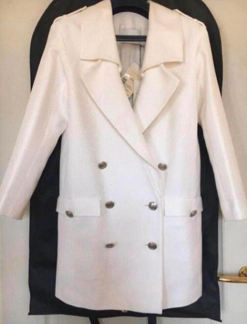 Pierre Balmain jas blazer - nieuw, Maat 38/40 (M), Wit, Nieuw, Ophalen of Verzenden