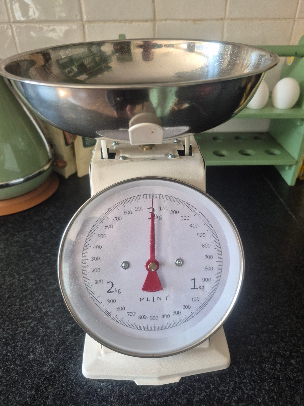 Plint Keukenweegschaal - Analoog - Max 3 kg, Ophalen, Keukenweegschaal, Analoog, Fijner dan 1 gram