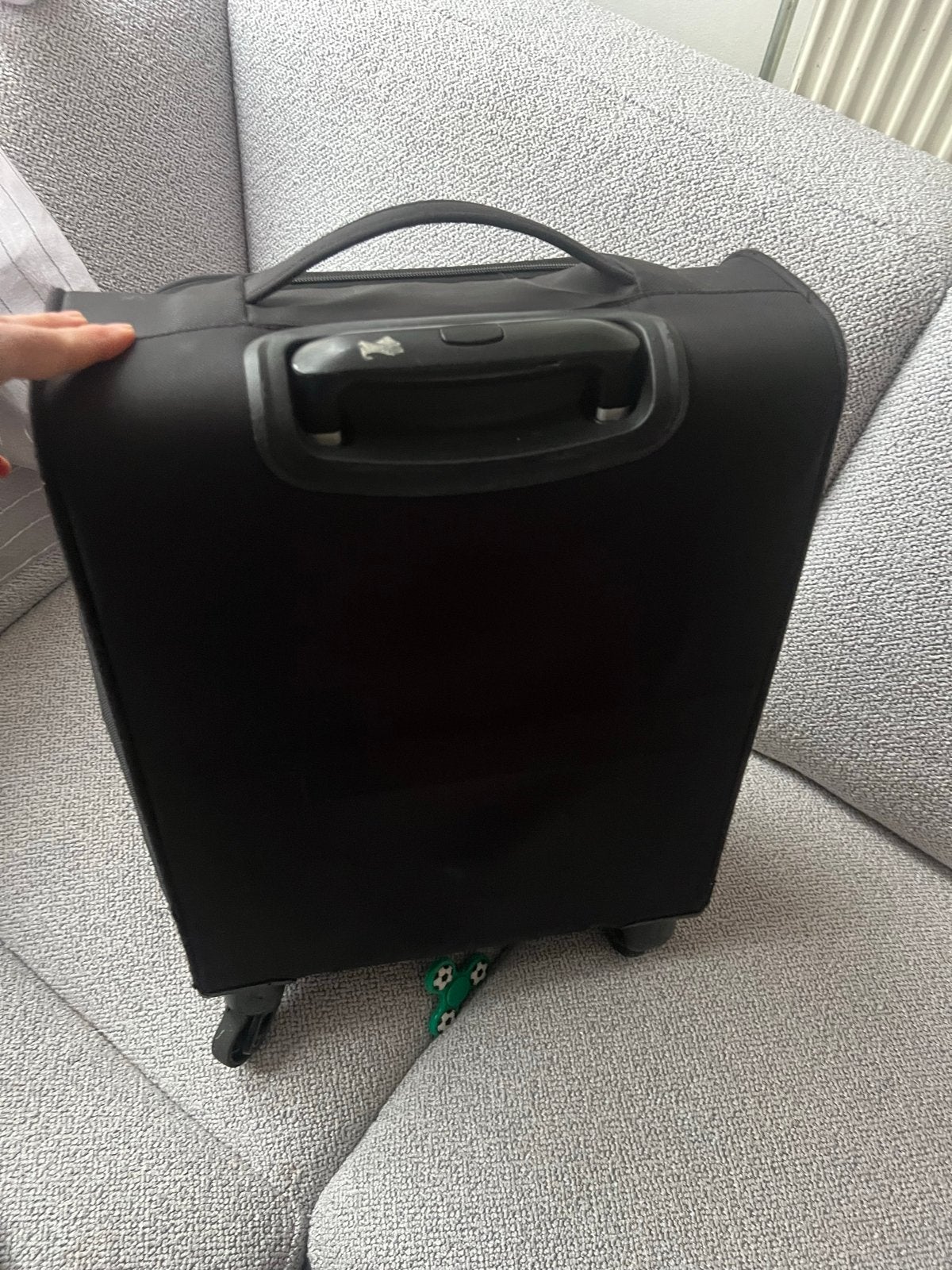 Zwarte 80 DAYS Handbagage Koffer met Wieltjes, 40 tot 60 cm, 30 cm of meer, Gebruikt, Zwart