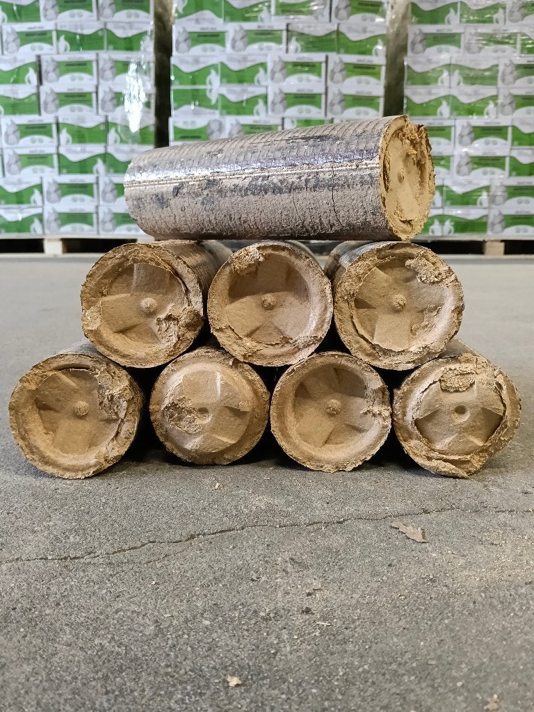 Nestro Briketten - GRATIS THUISBEZORGD - 100% Eiken -, Tuin en Terras, 6 m³ of meer, Ophalen, Eikenhout, Blokken