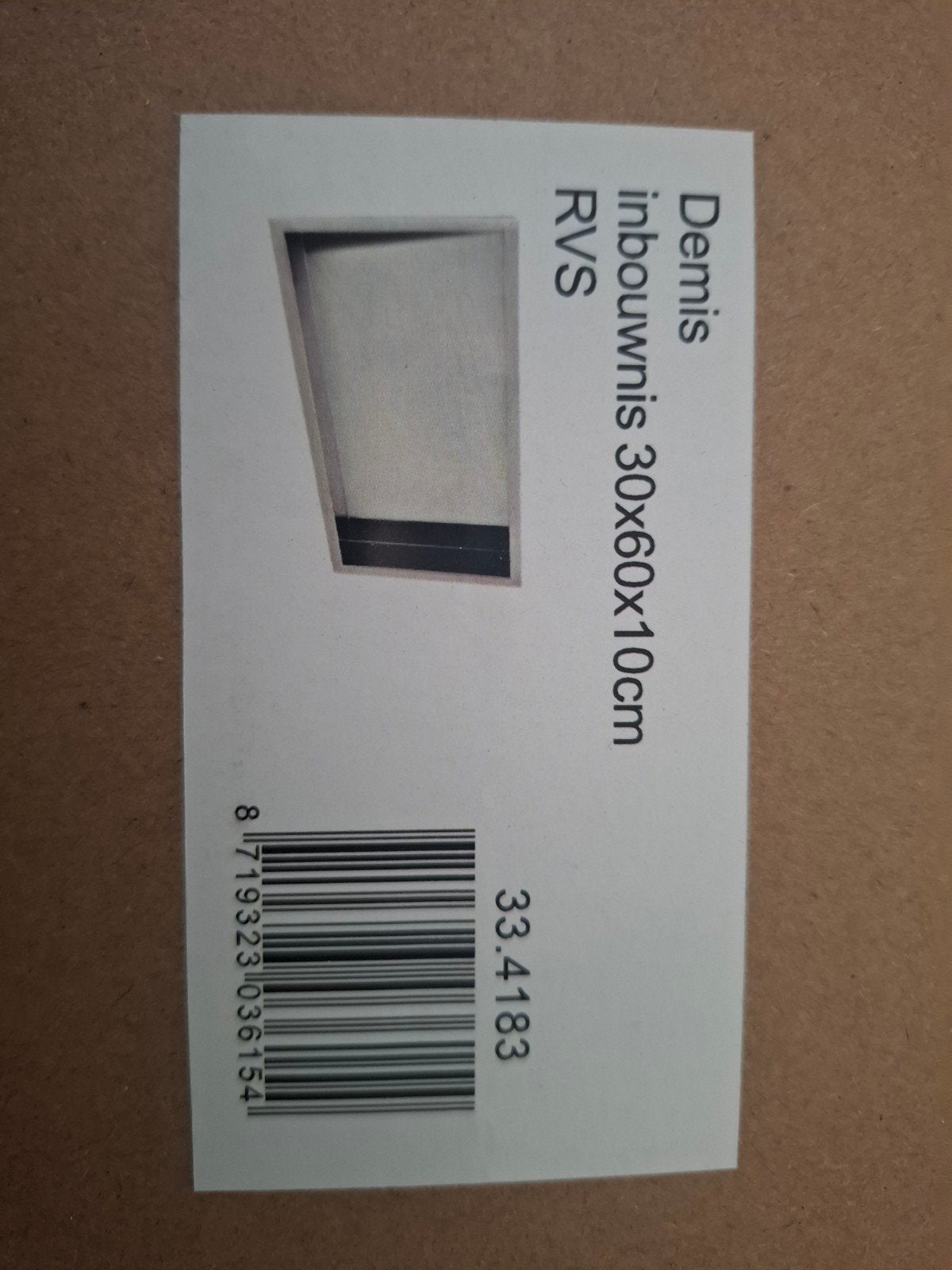 Demis inbouwnis - Badkamer - 30x60x10, Overige typen, Nieuw, Minder dan 25 cm, Minder dan 100 cm