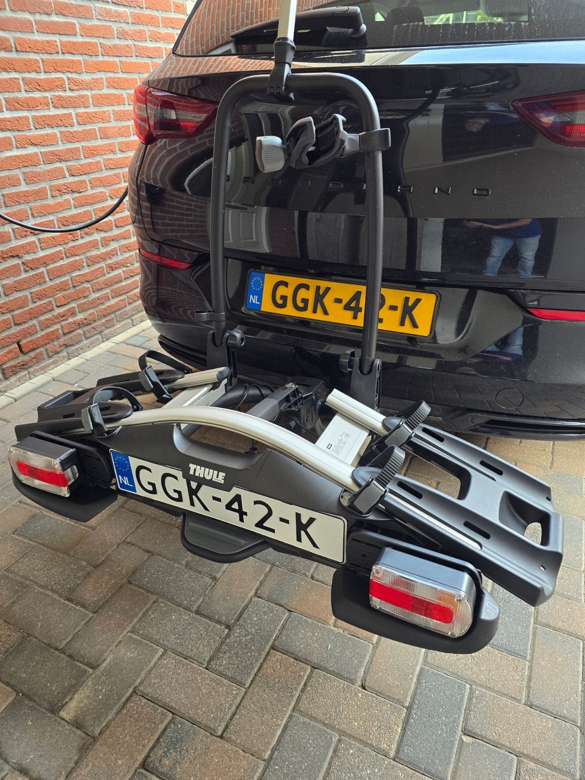 Thule Velocompact925 kantelbare fietsendrager voor 2 fietsen, Ophalen, 2 fietsen, Zo goed als nieuw, Trekhaakdrager