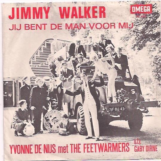 Yvonne de Nijs met Feetwarmers- Jimmy Walker, Gebruikt, Verzenden, 7 inch, Levenslied of Smartlap