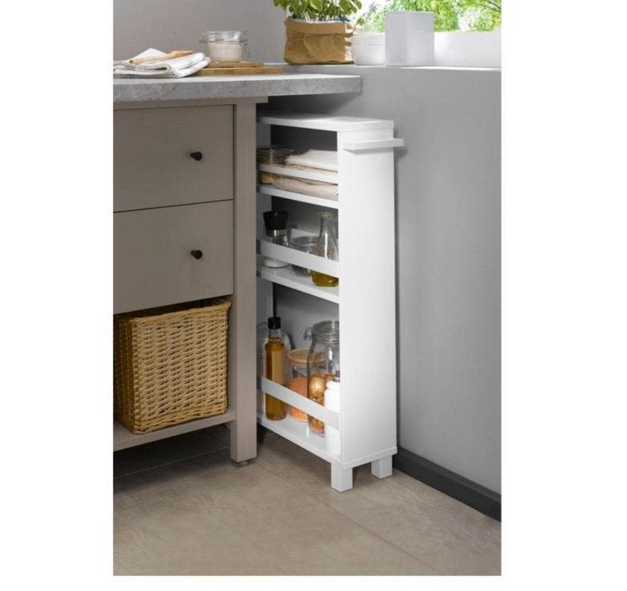 Livarno Keukentrolley / keukenkastje ZGAN, Huis en Inrichting, Keuken | Keukenelementen, Ophalen, Wit, 50 tot 100 cm, Zo goed als nieuw