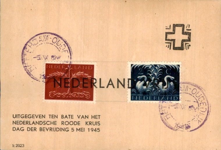 Rode Kruis - Bevrijding - Rotterdam - Oudedijk - 1945, Verzenden, Briefkaart