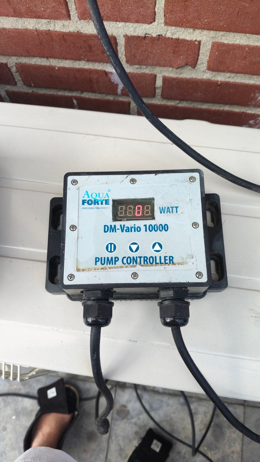 Aqua Forte DM-Vario 10000 pomp en Filtreau 40W UV-C filter, Ophalen, Gebruikt, Vijverpomp