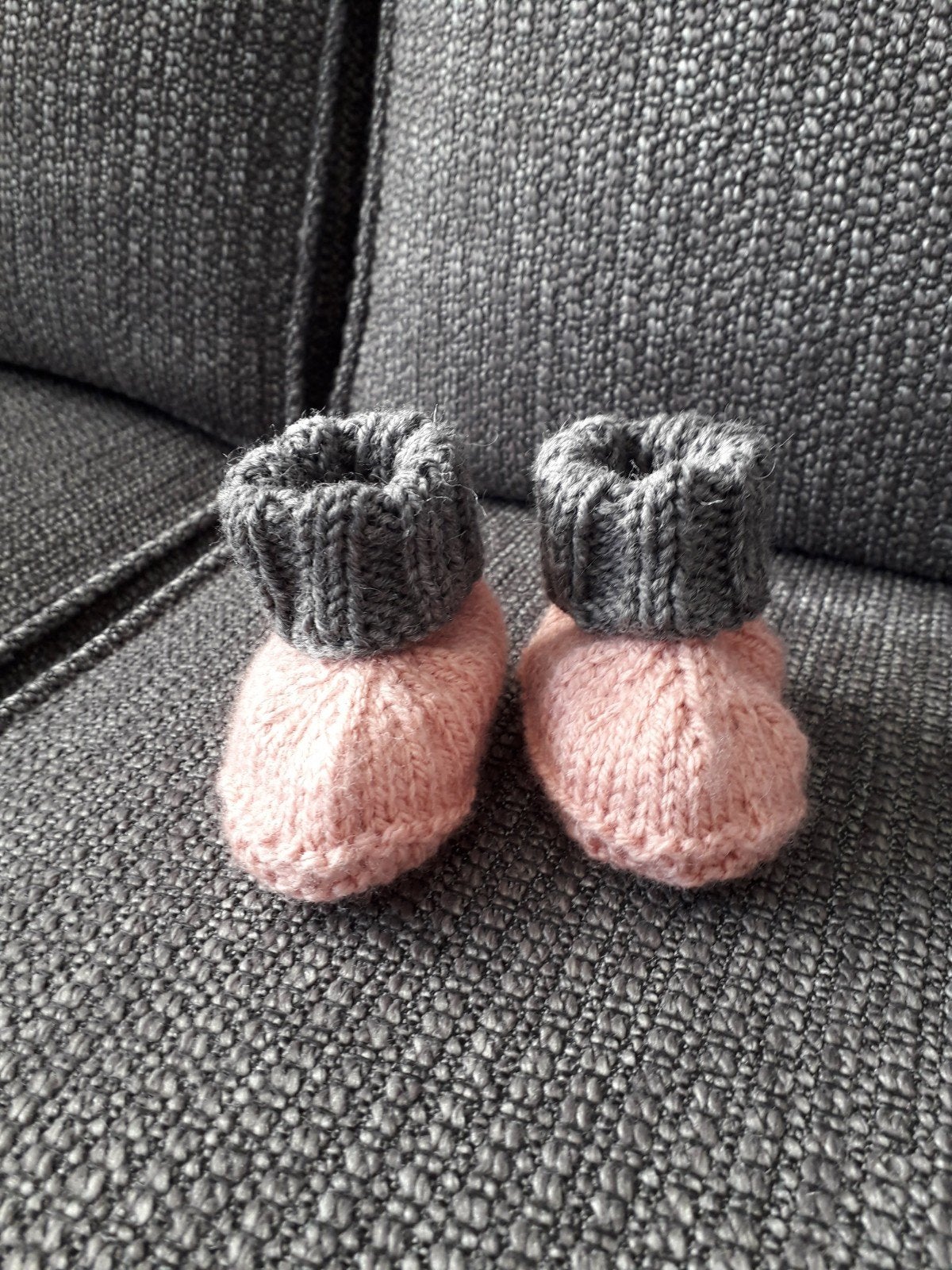 Gebreide babyslofjes. Maat 50/56/62, Verzenden, Nieuw, Meisje, Slofjes