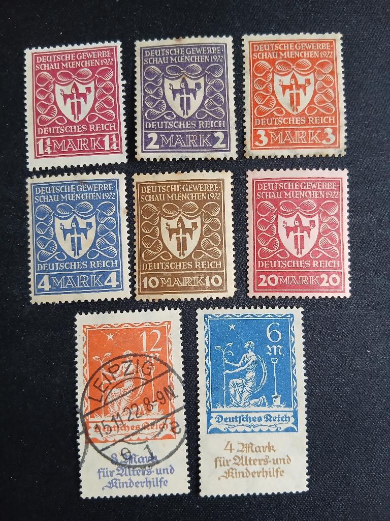 Postzegels Duitsland 1922, Verzenden, Duitse Keizerrijk