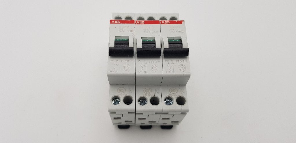 ABB Groepenkast Automaat SN941N B16 230V 2P (3x), Gebruikt, ABB, Onbekend, Ophalen of Verzenden