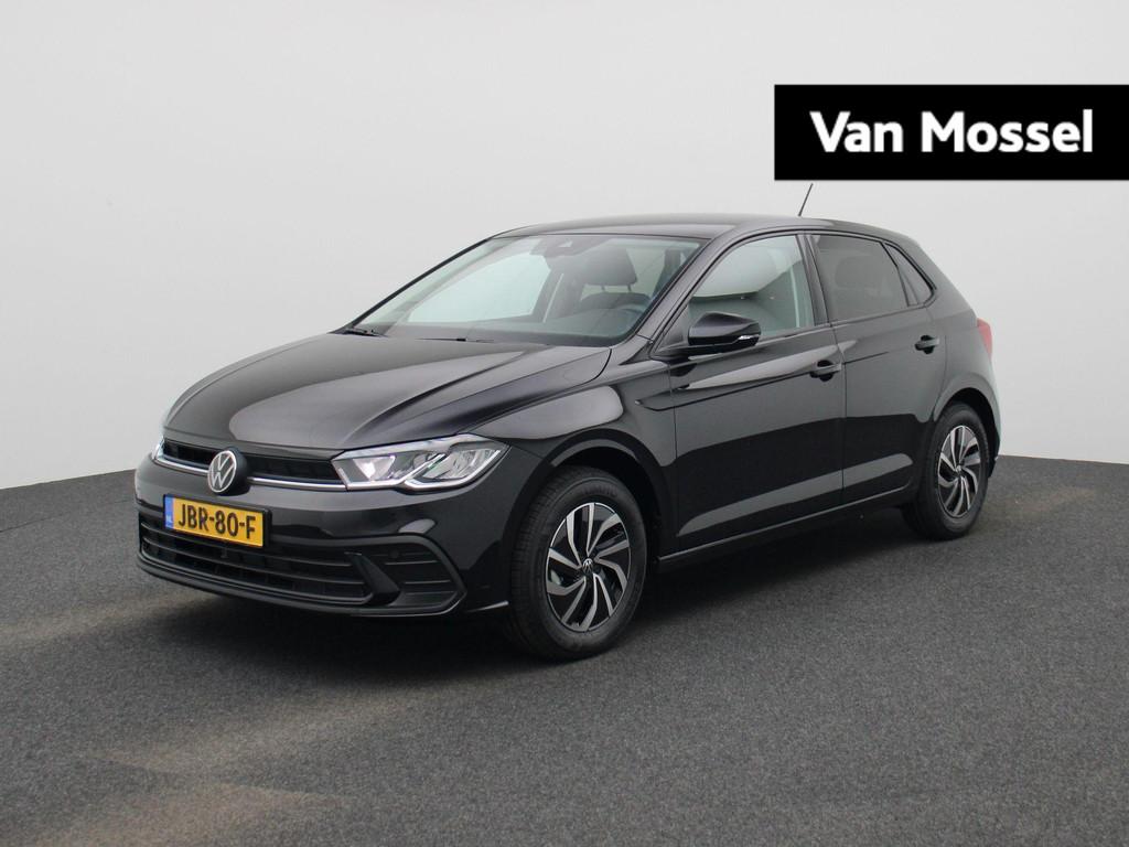 Volkswagen Polo 1.0 TSI Life Edition | Draadloze Apple Carpl, 12 maanden, Stof, 1073 kg, Zwart