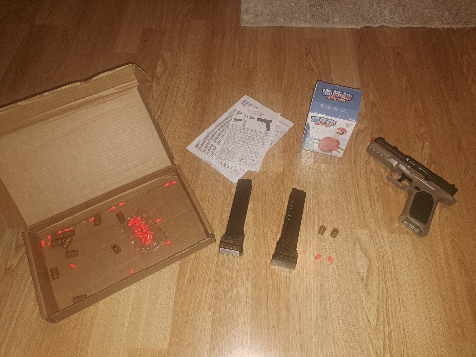 Speelgoed Pistool en gratis piraten popup spel, Ophalen of Verzenden, Nieuw