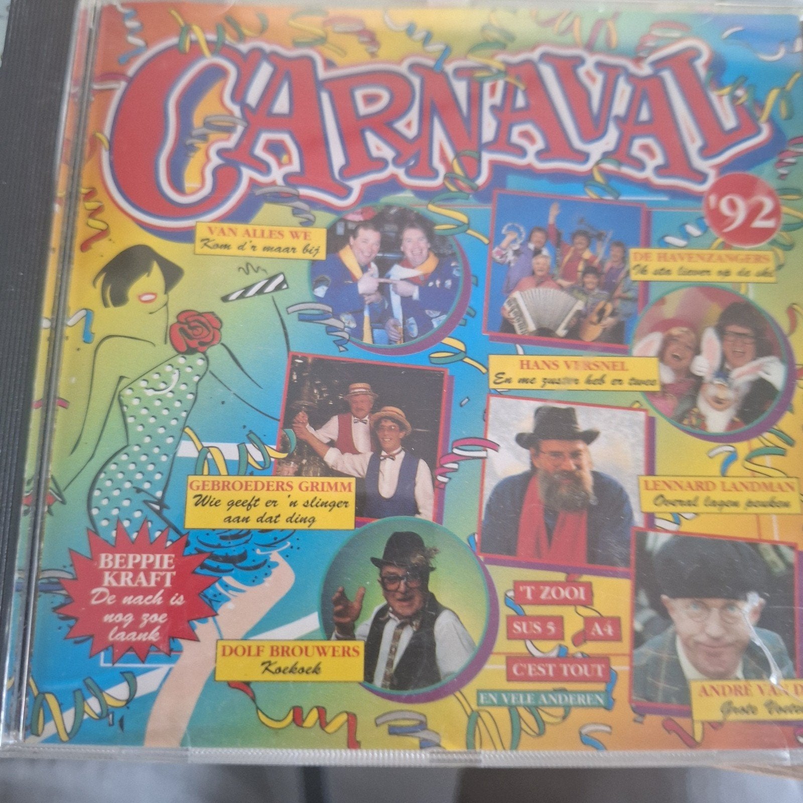 Carnaval '92 CD - Diverse Artiesten, Ophalen of Verzenden, Gebruikt, Verzamelalbum, Inclusief boekje