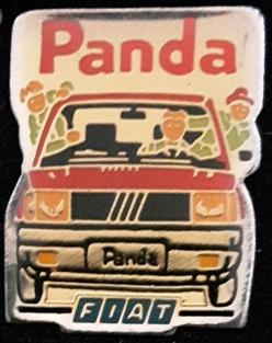 Fiat Panda pin, Verzenden, Nieuw, Transport, Speldje of Pin