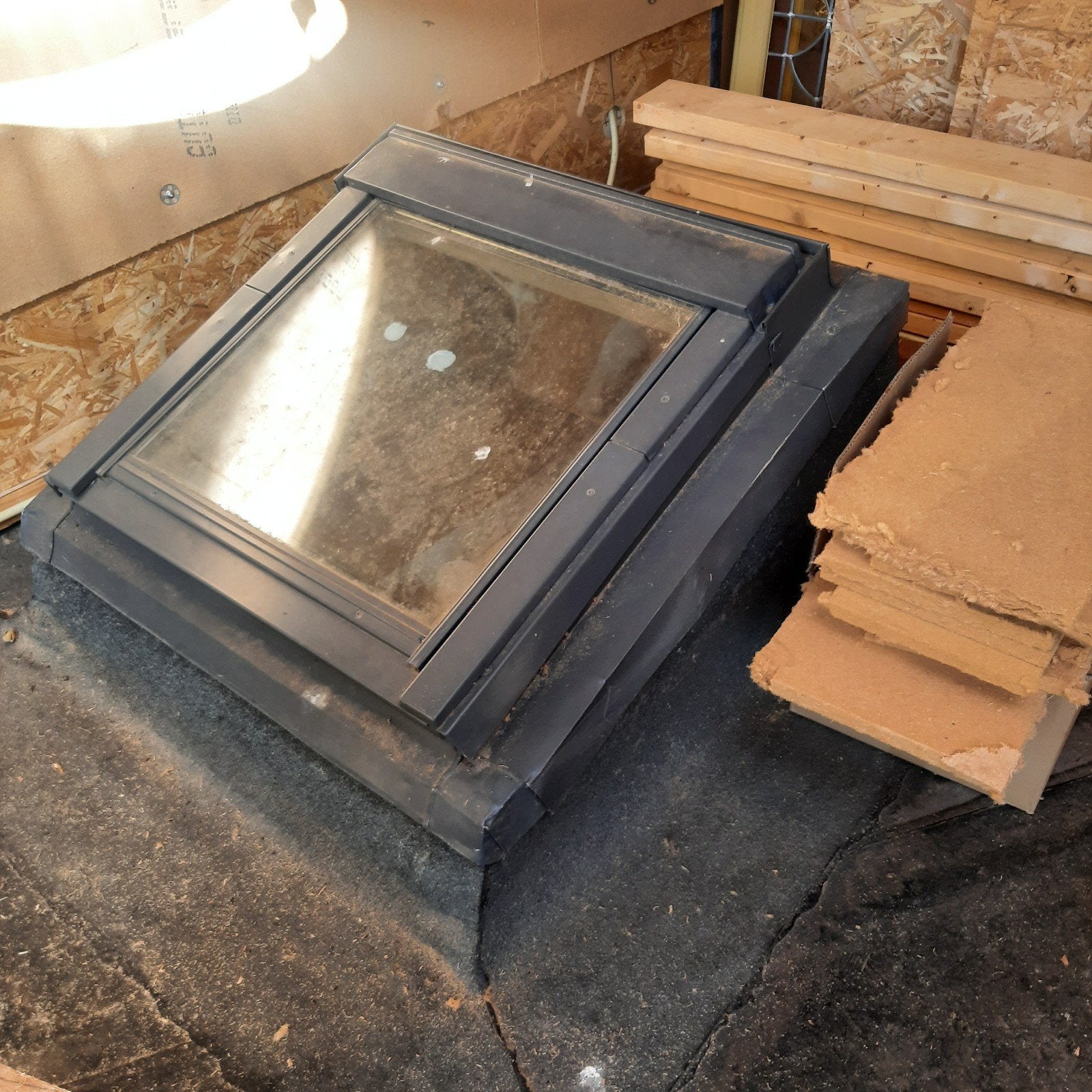 Gebruikt dakraam met dubbelglas, Ophalen, Gebruikt, Minder dan 80 cm, Minder dan 80 cm
