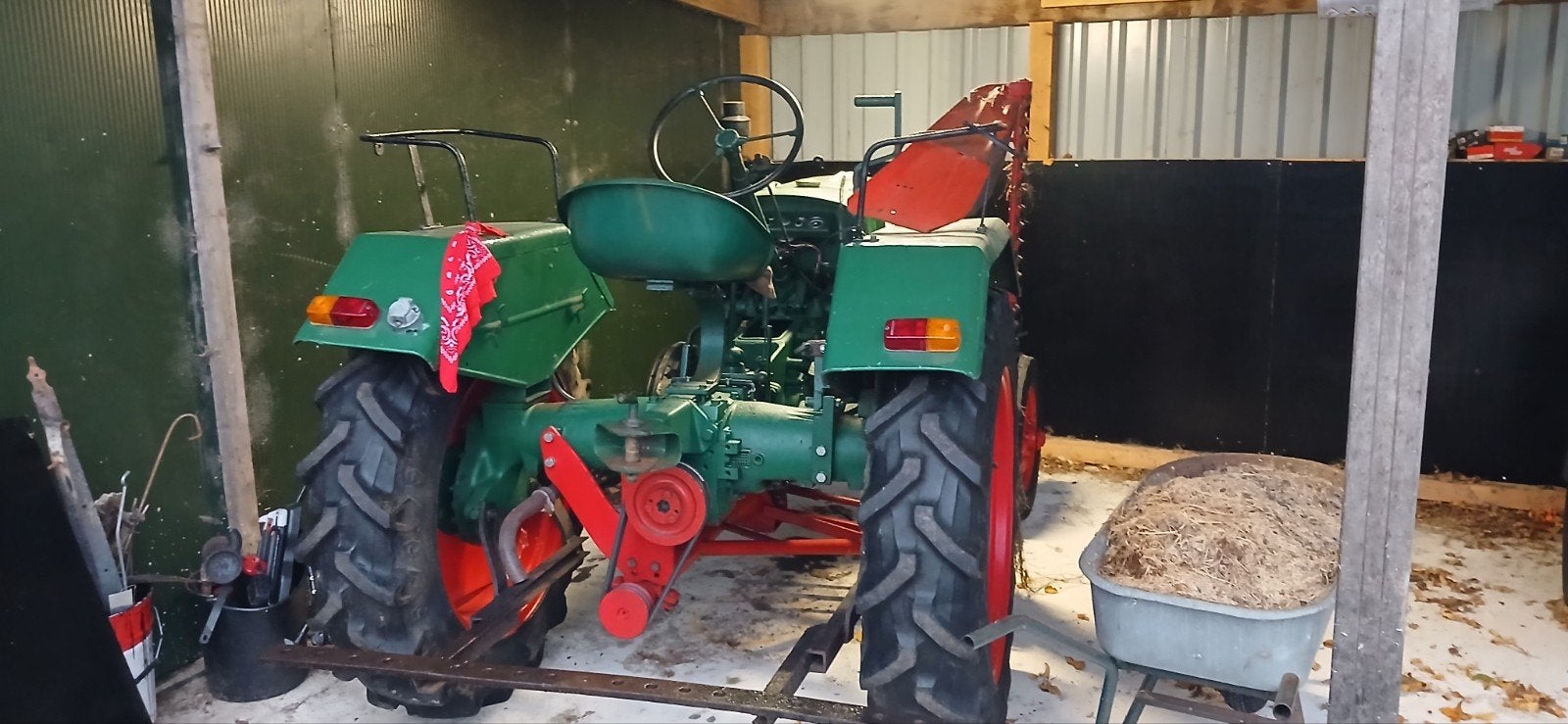 Guldner Oldtimer Trekker met Maaibalk - 20 Pk, Ophalen of Verzenden