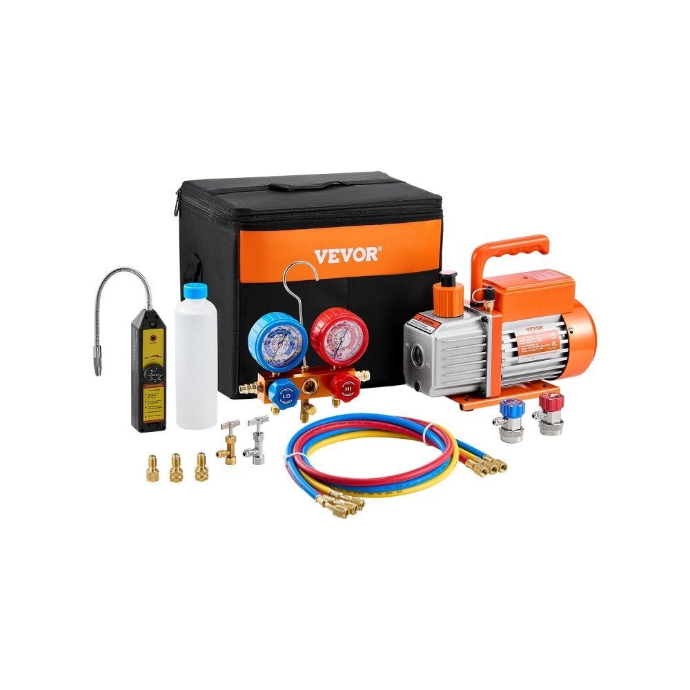 Airco-Vacuümpomp te huur + aansluutapperatuur + lekdetector, Ophalen, Wandairco, 3 snelheden of meer