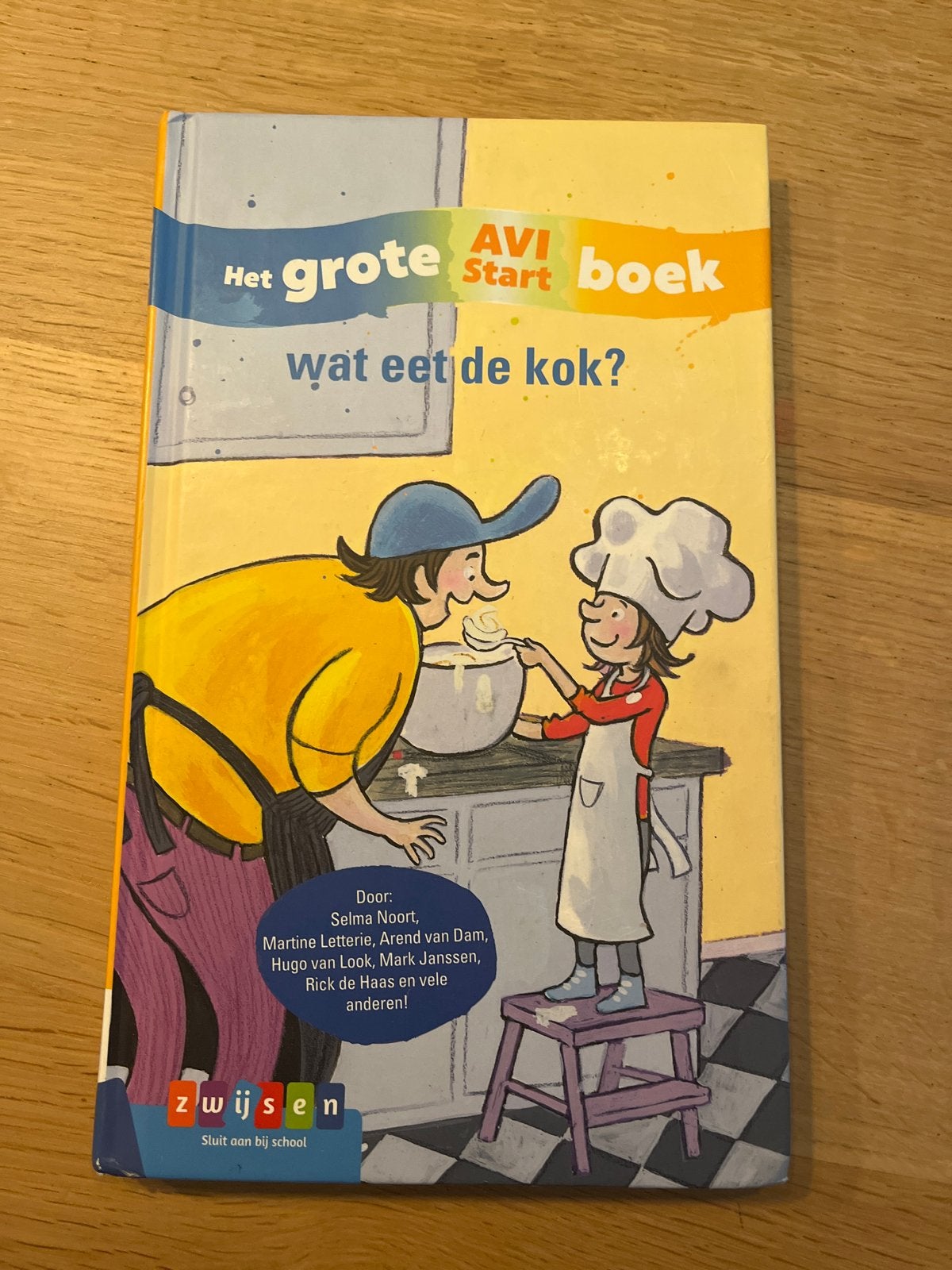 Het grote AVI Start boek: Wat eet de kok?, Ophalen of Verzenden, Zo goed als nieuw, Fictie algemeen