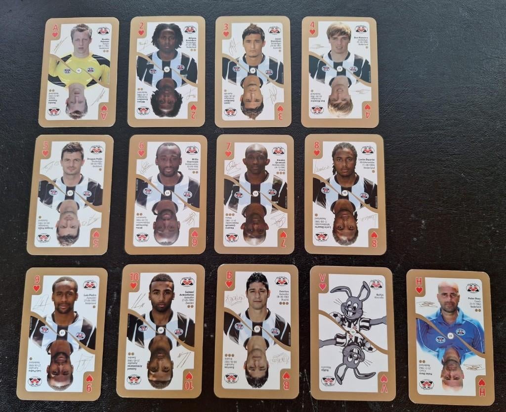Complete set speelkaarten Heracles Almelo 2012-13, Ophalen of Verzenden, Zo goed als nieuw, Overige binnenlandse clubs, Poster, Plaatje of Sticker