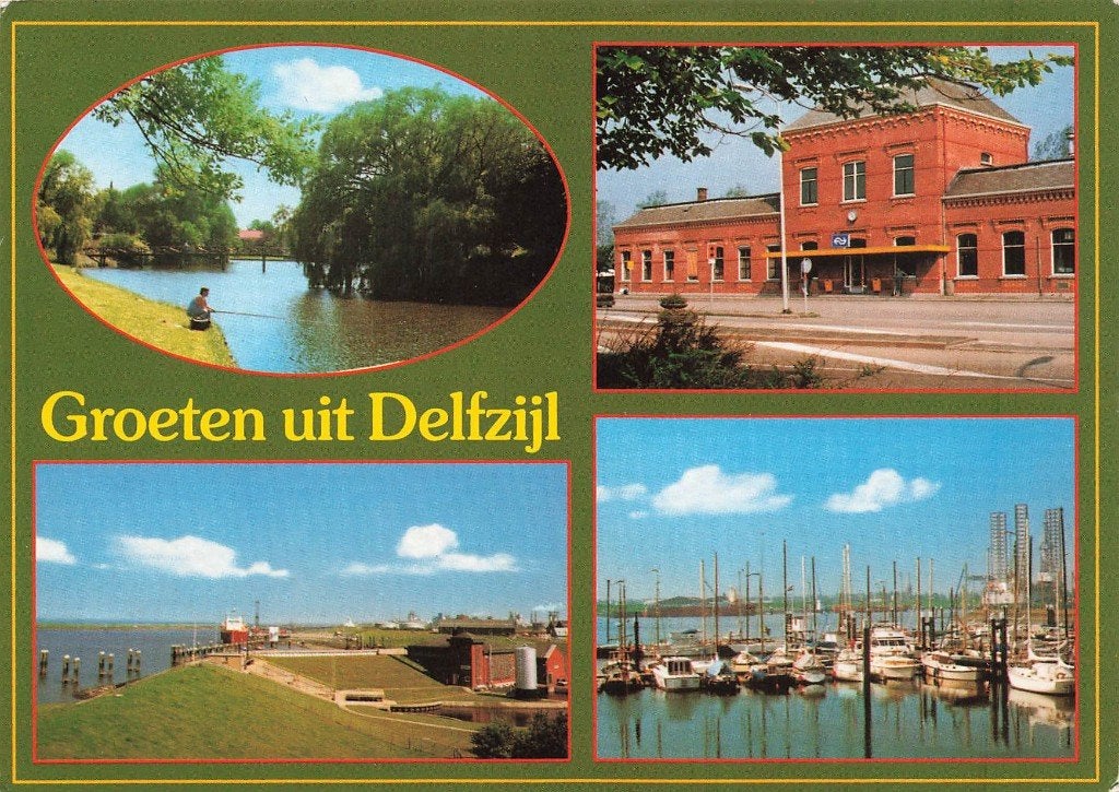 Groeten uit Delfzijl, Ophalen of Verzenden, 1980 tot heden, Gelopen, Groningen