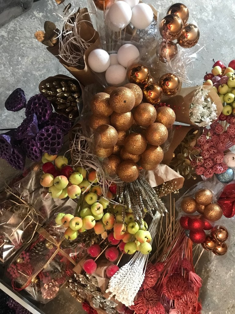 Decoratie spullen, droogbloemen, versiering, Ophalen, Nieuw
