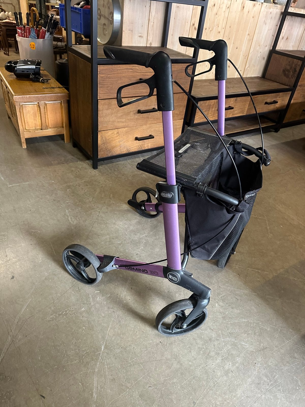 Gemino  30 rollator paars  zgn, Ophalen of Verzenden, Germino, X, C