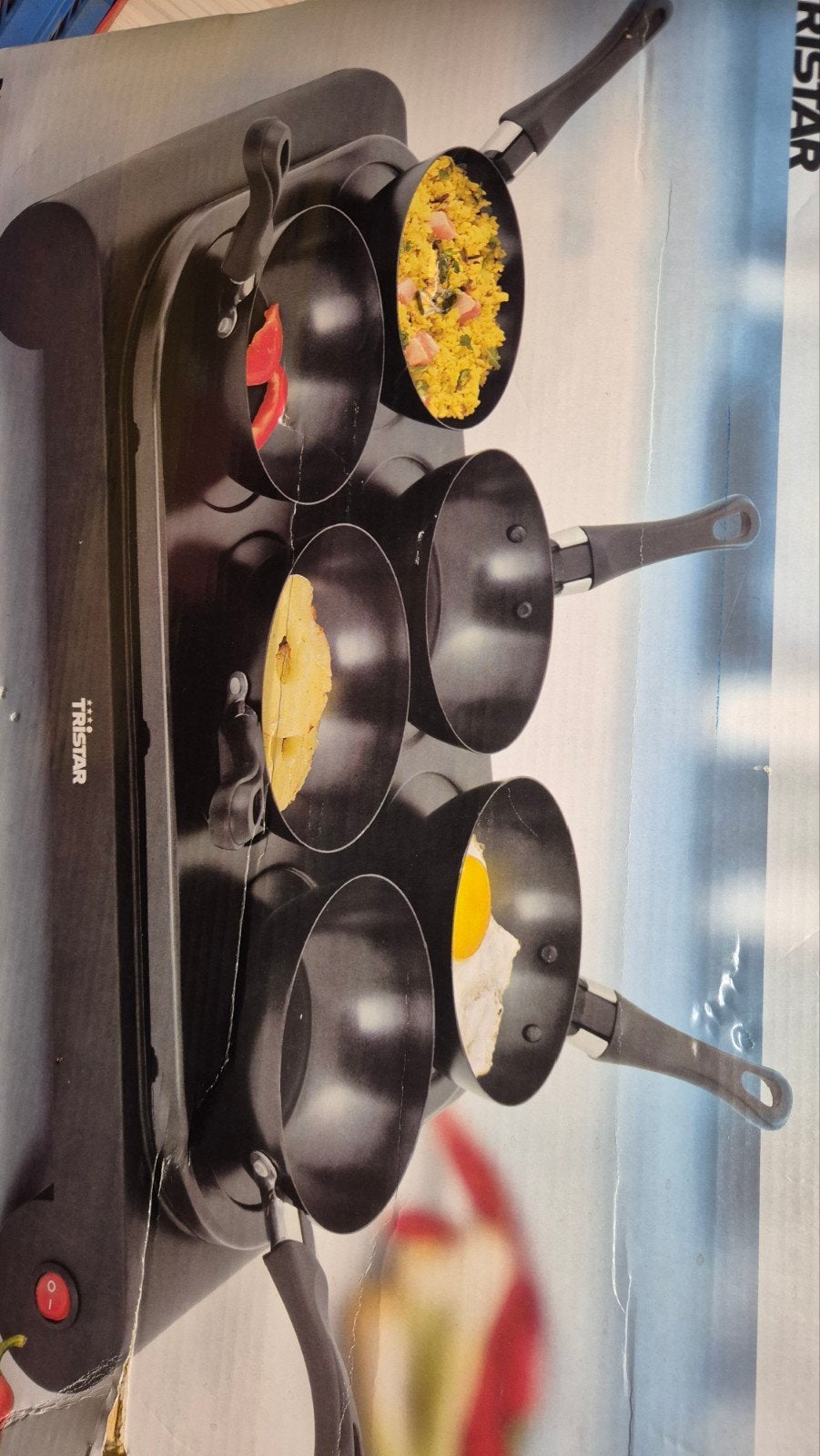 Tristar Wok/Gourmet Set - Nieuw in Doos, Witgoed en Apparatuur, Gourmetstellen, Ophalen, Nieuw, 4 t/m 7 personen