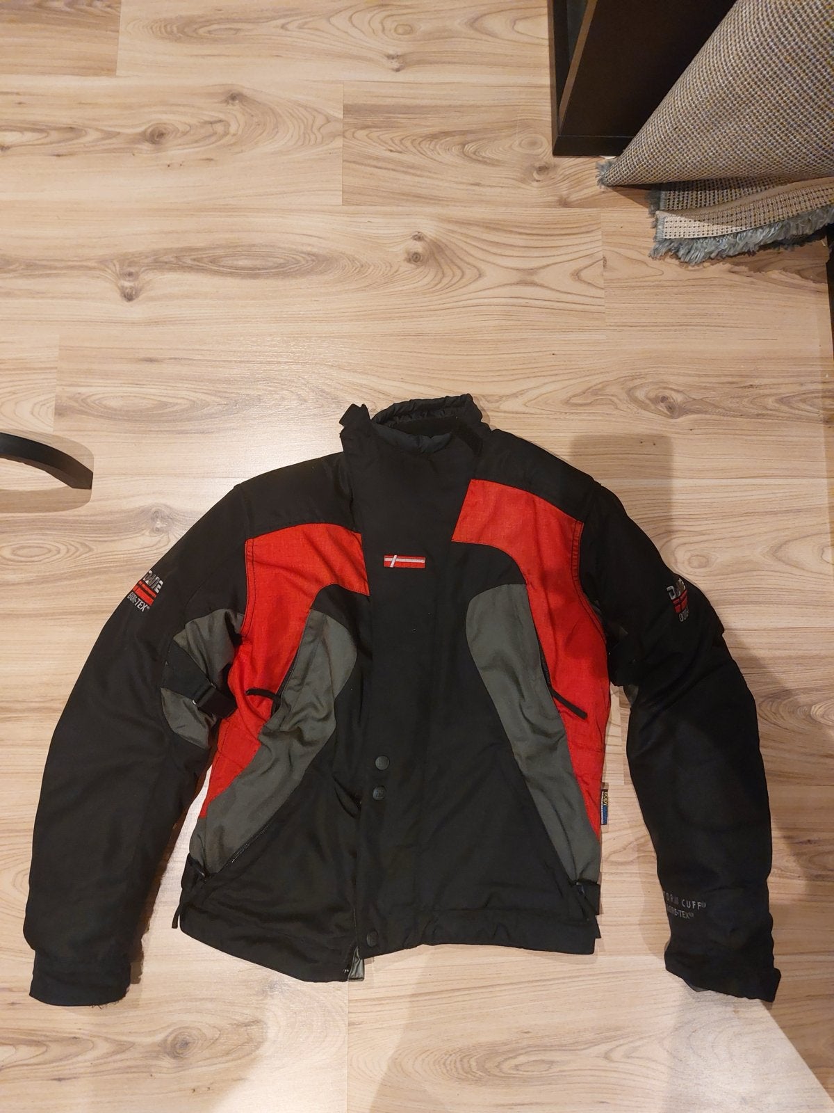 DANE Gore-Tex Motorjas - Zwart/Rood/Grijs dames maat M, Ophalen of Verzenden, Tweedehands, Dames, Motorcrosskleding