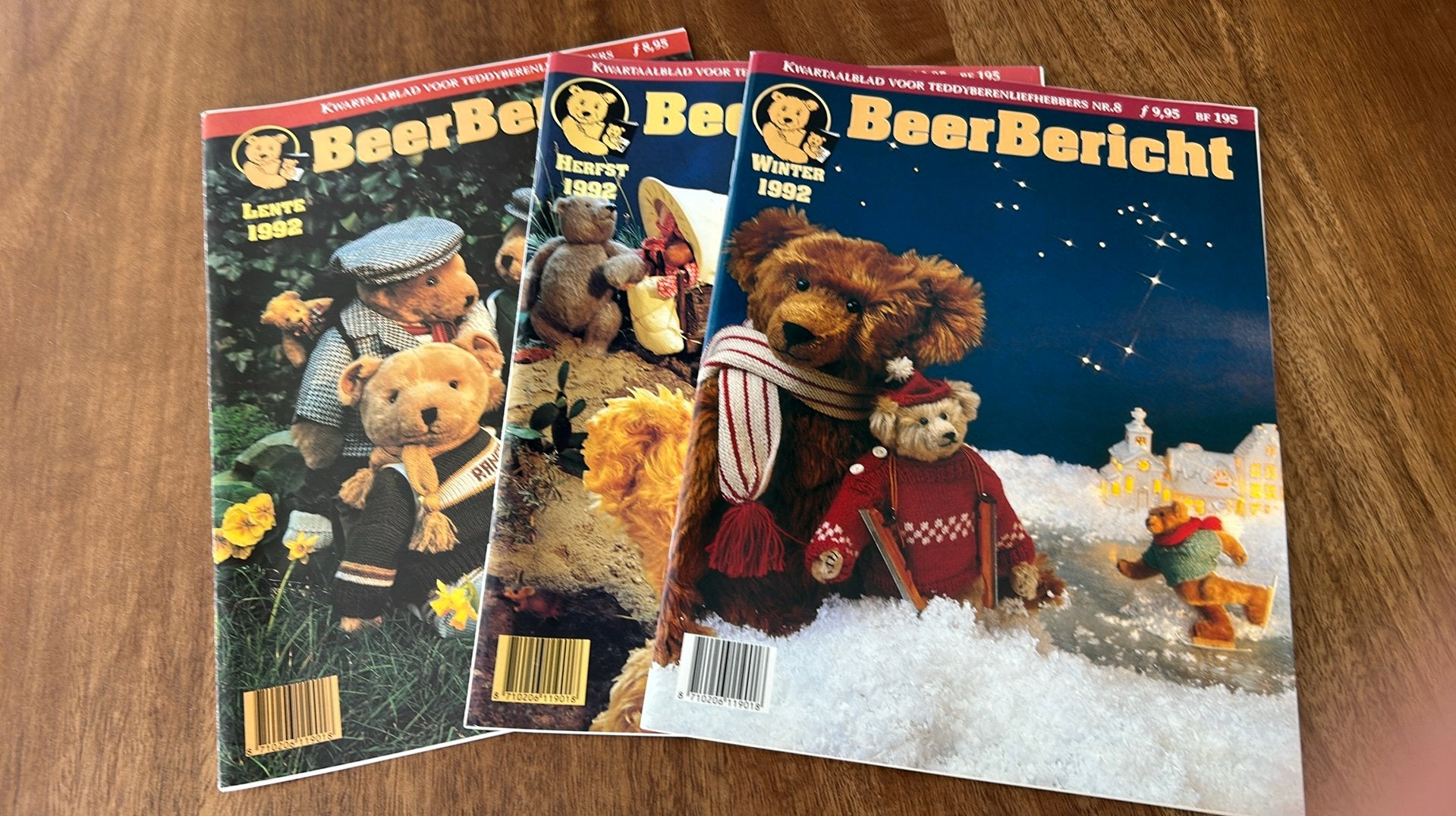 3 tijdschriften:”Beerbericht” uit 1992, Ophalen of Verzenden, 1980 tot heden, Nederland, Tijdschrift