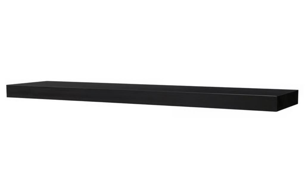 IKEA LACK Wandplank Zwart - 190x26 cm, Huis en Inrichting, Stoffering | Behang, Ophalen of Verzenden, Zwart