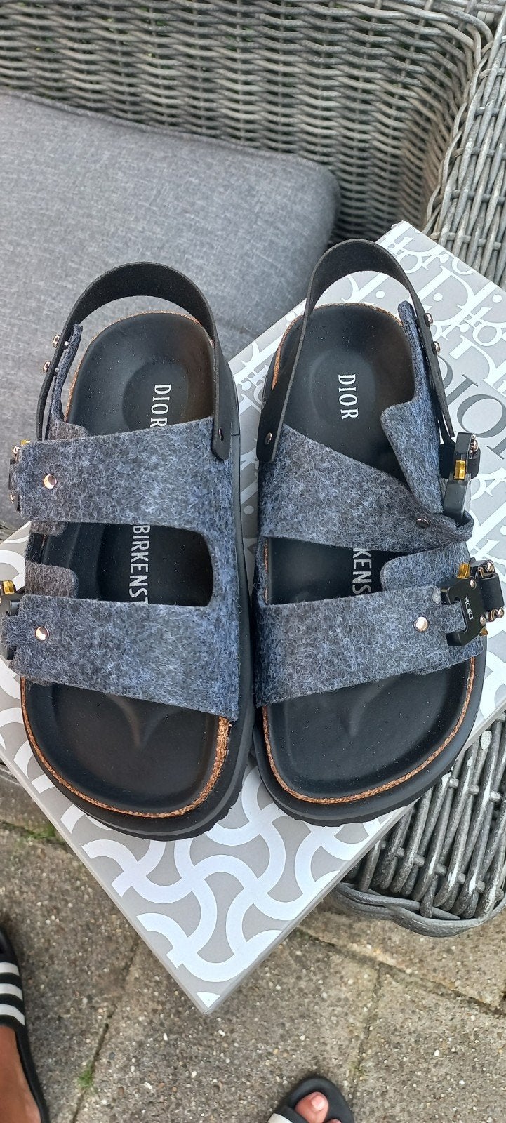 nieuwe sandalen maat 37, Nieuw, Grijs, Sandalen of Muiltjes, Ophalen of Verzenden