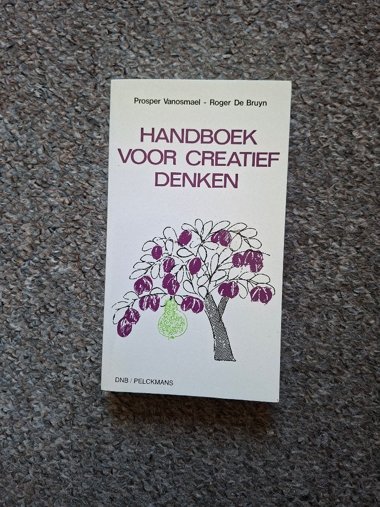 Handboek voor creatief denken/ Psychologie, Verzenden, Zo goed als nieuw, Prosper Vanosmael