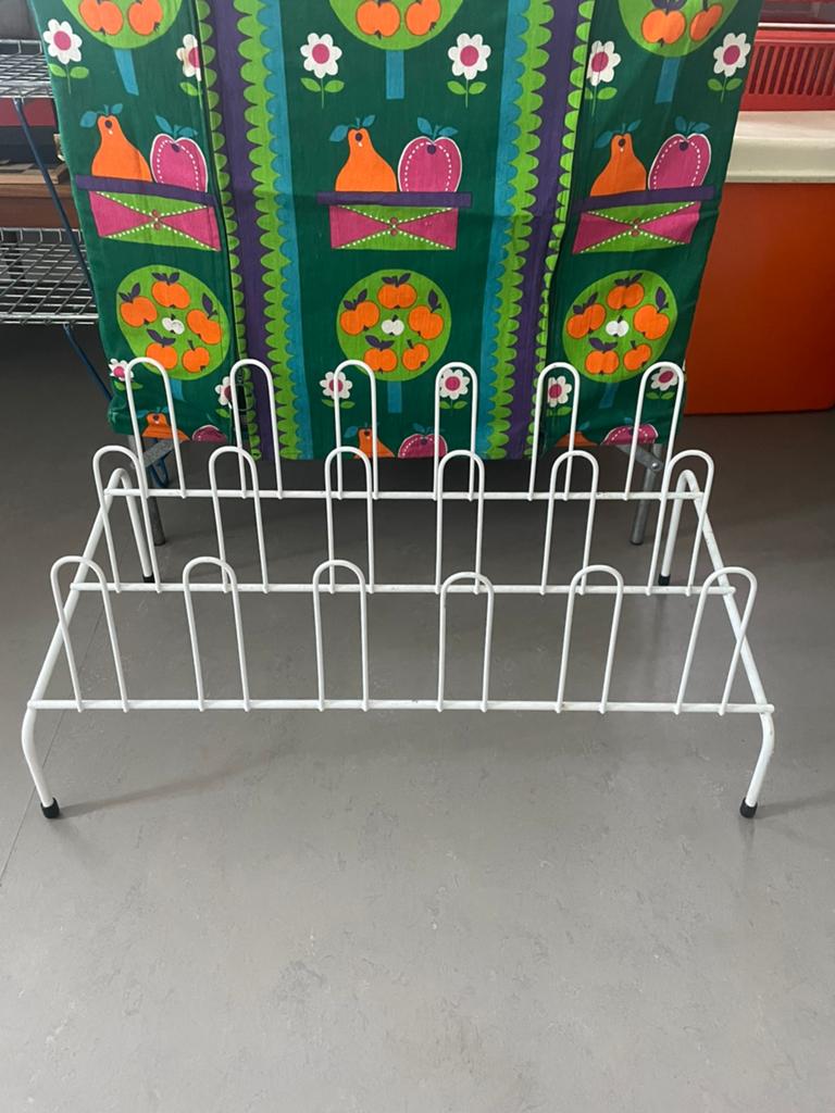Vintage schoenenrek wit, Huis en Inrichting, Kasten | Schoenenrekken, Ophalen, Zo goed als nieuw