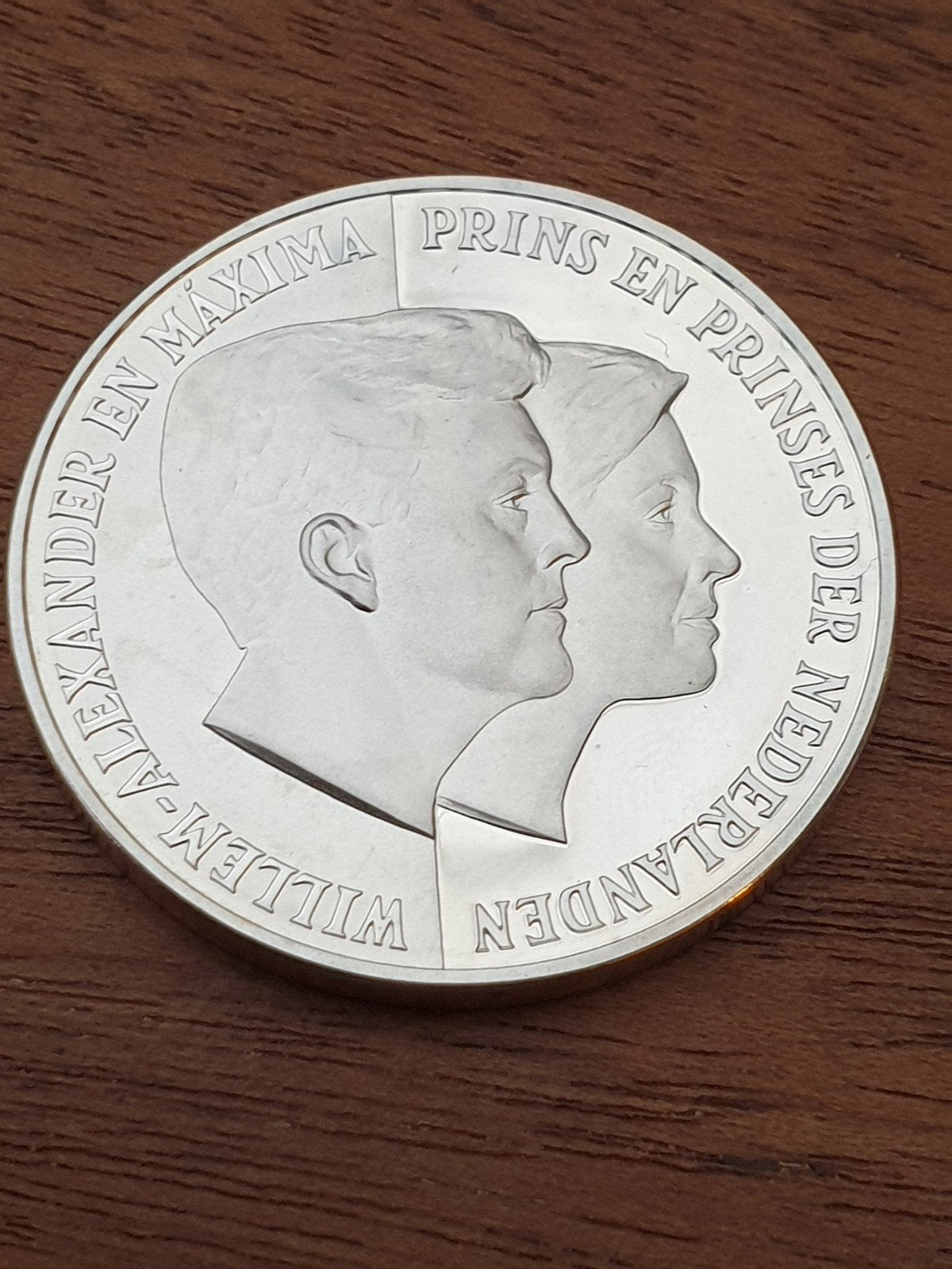 geboortepenning Alexia, 31.69 gram .925 zilver (BS), Ophalen of Verzenden, Koningin Juliana, Zilver