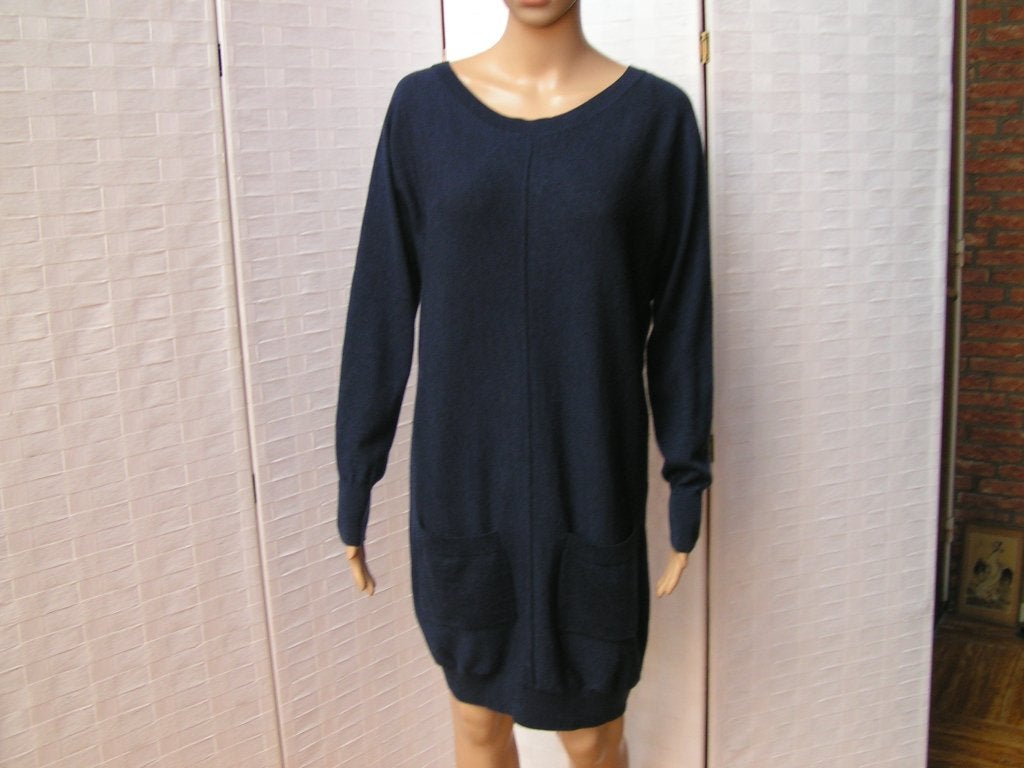 REPEAT wollen jurk,Mt 36 ,100%wol,als nieuw, Repeat, Tweedehands, Blauw, Tweedehands