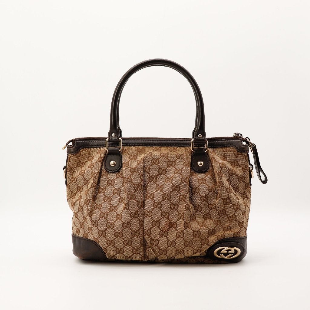Gucci Sukey damestas beige GG canvas
