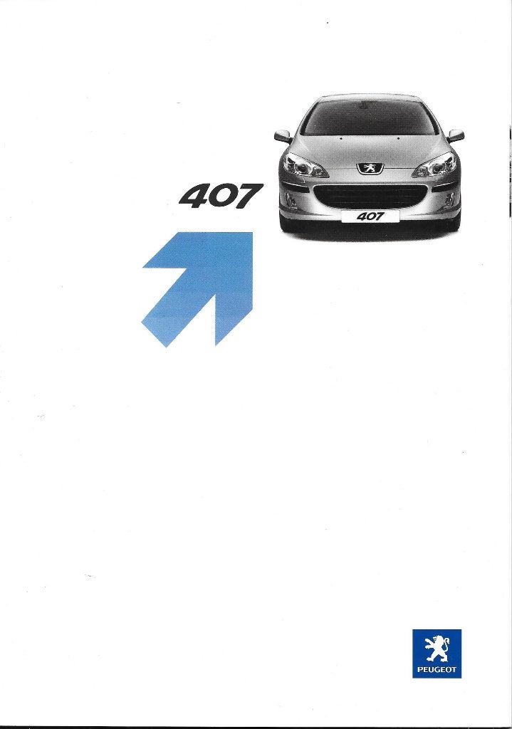 PEUGEOT 407,  3 folders, Ophalen of Verzenden, Zo goed als nieuw, Peugeot