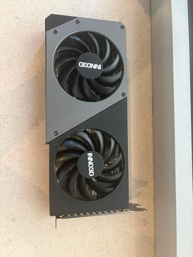 Inno3D RTX 4070 SUPER Twin X2 Videokaart, Computers en Software, Videokaarten, Zo goed als nieuw, Nvidia, PCI-Express 4.0, GDDR6