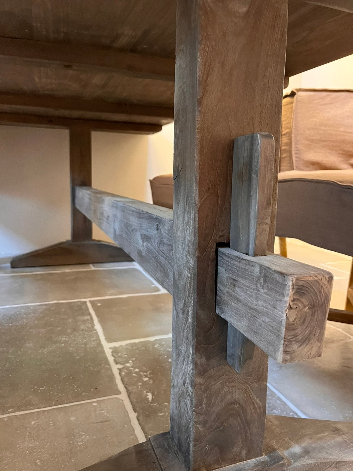SHOWROOMMODEL! | Aura Peeperkorn Kloostertafel | 220cm, Culemborg, Teakhout, Nieuw, Ophalen of Verzenden