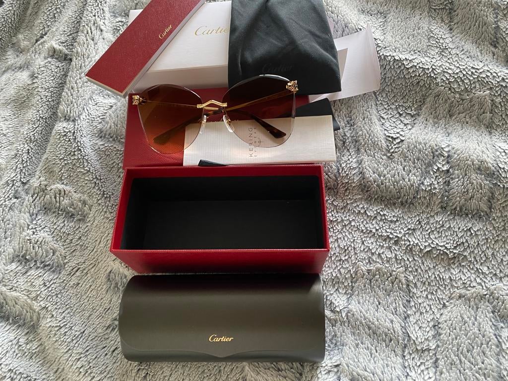 Cartier pather zonnenbril, Sieraden, Tassen en Uiterlijk, Zonnebrillen en Brillen | Heren, Ophalen of Verzenden, Nieuw, Zonnebril