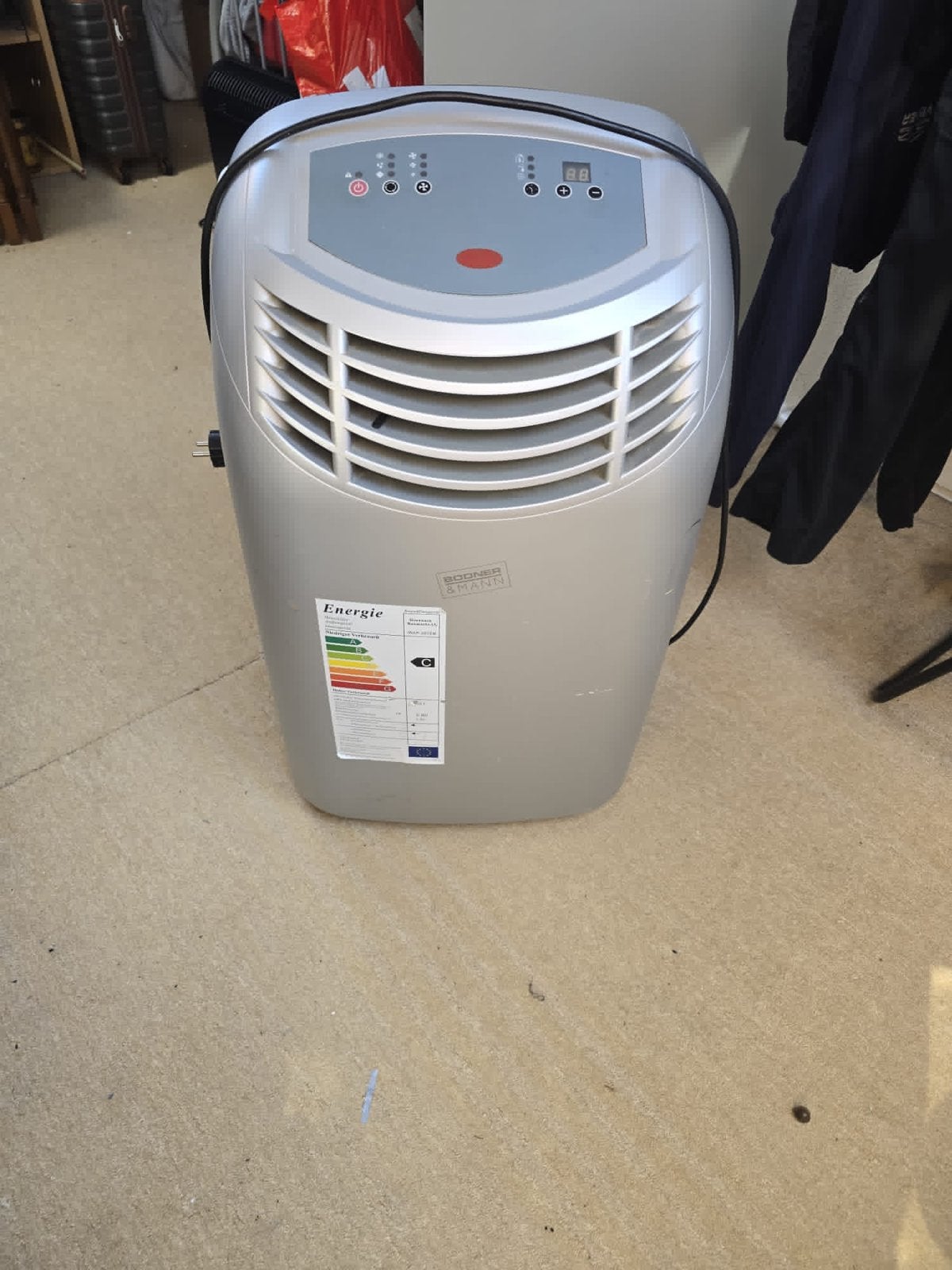 Bodner & Mann WAP-267EB Mobiele Airco - Koelen en Ventileren, Witgoed en Apparatuur, Ophalen, Gebruikt, Minder dan 60 m³, Timer