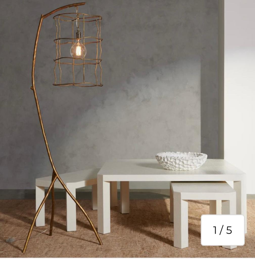 Nuvo Twig vloerlamp, zgan., Ophalen, Zo goed als nieuw, Metaal, 150 tot 200 cm